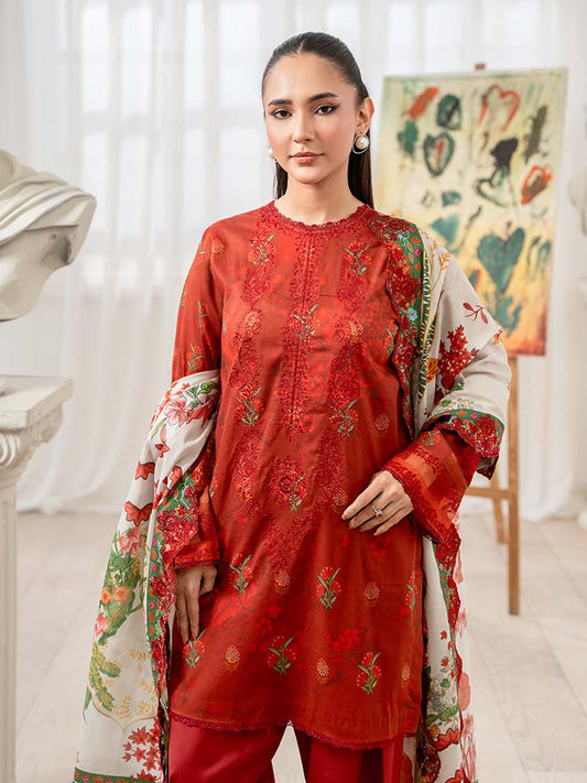 RANG E GULZAR 3-Piece Unstitched Digital Printed Lawn Suit