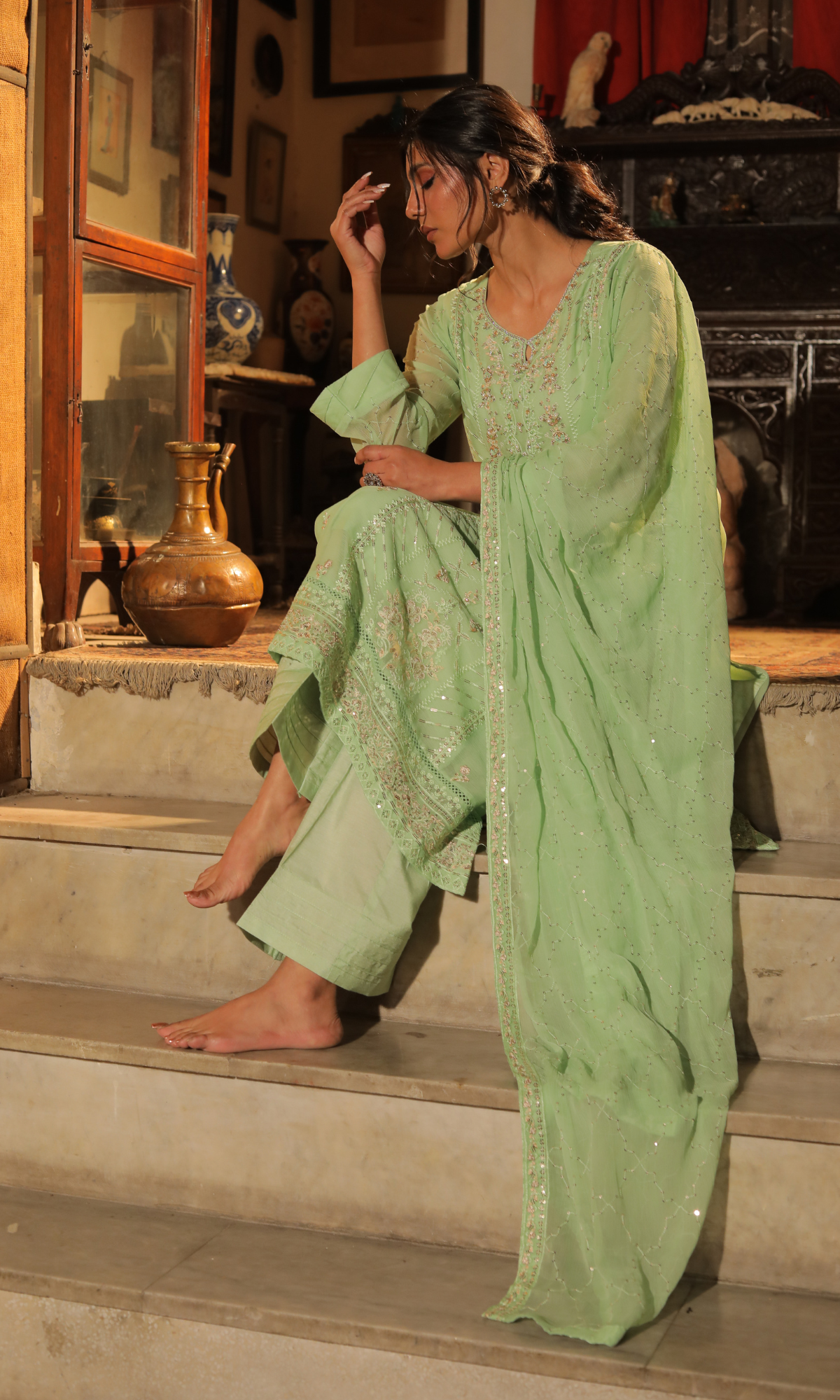 Republic Women's 08 Sea Green Dress