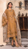 PAKDAMAN SEMI STITCHED C3 MUSTARD