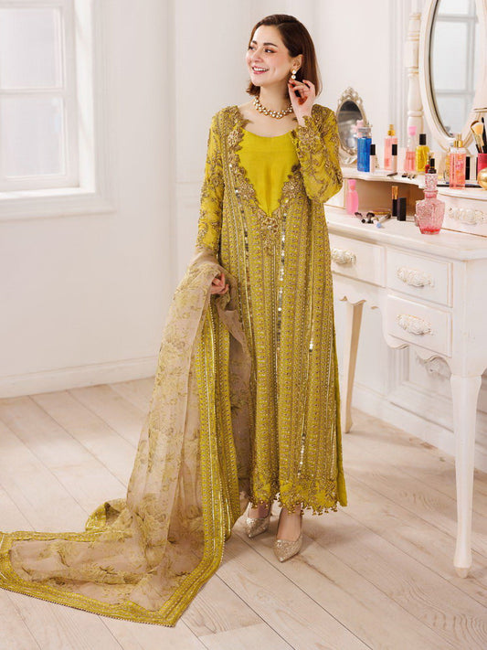 Charizma Dastan-e-Jashan Luxury Chiffon Unstitched 3Pc Suit DJ5-04