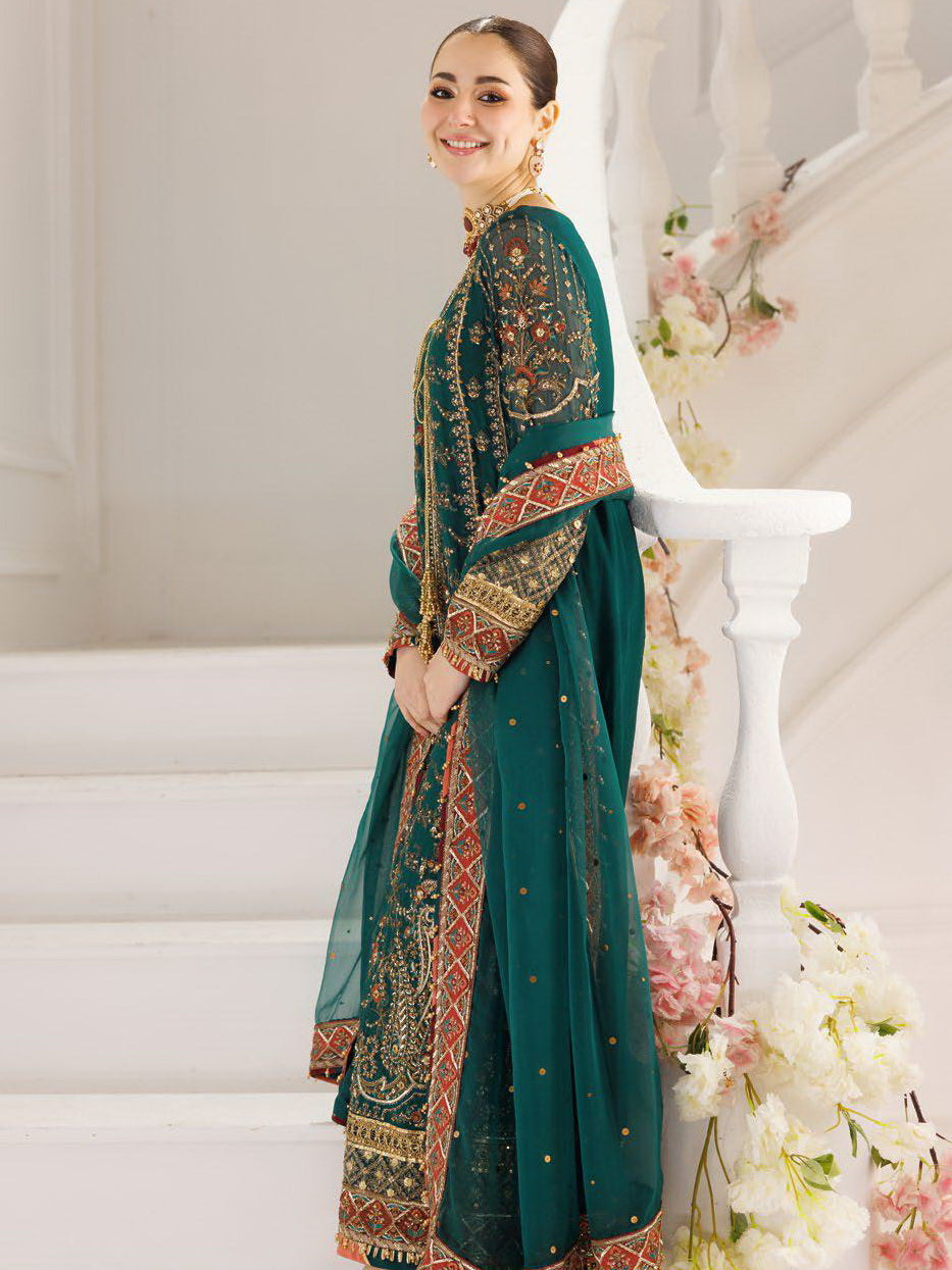 Charizma Dastan-e-Jashan Luxury Chiffon Unstitched 3Pc Suit DJ5-01