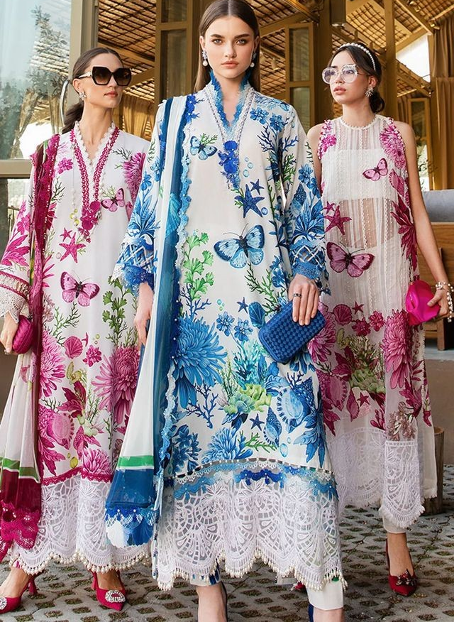 Maria B Unstitched 3 Piece