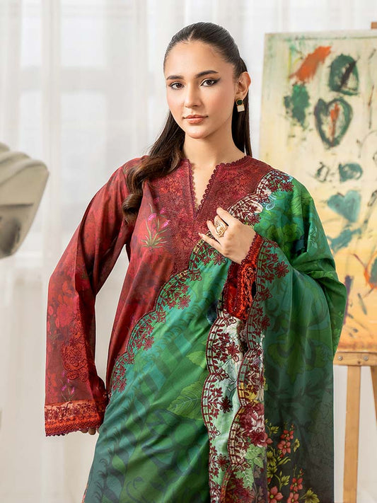RANG E GULZAR 3-Piece Unstitched Digital Printed Lawn Suit