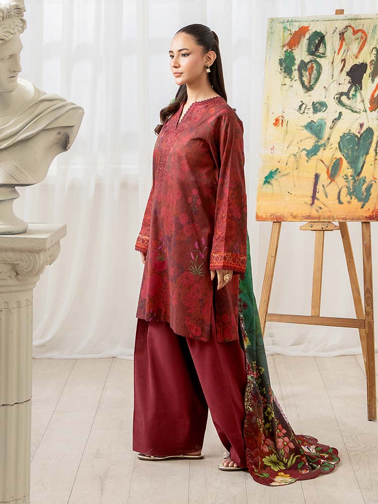 RANG E GULZAR 3-Piece Unstitched Digital Printed Lawn Suit