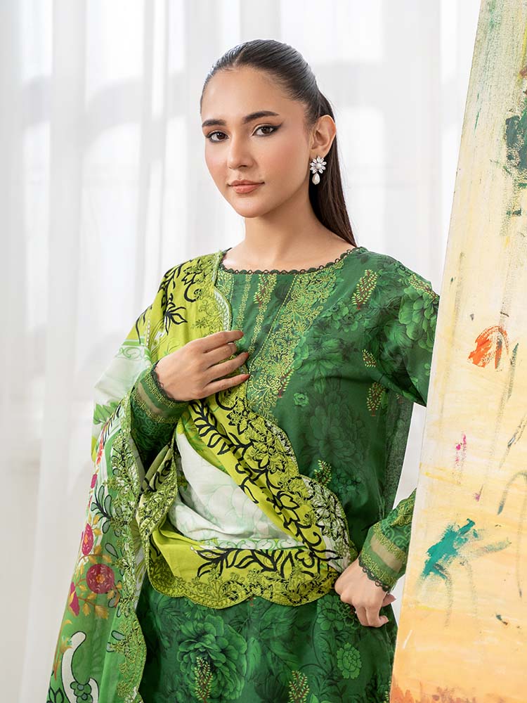 RANG E GULZAR 3-Piece Unstitched Digital Printed Lawn Suit