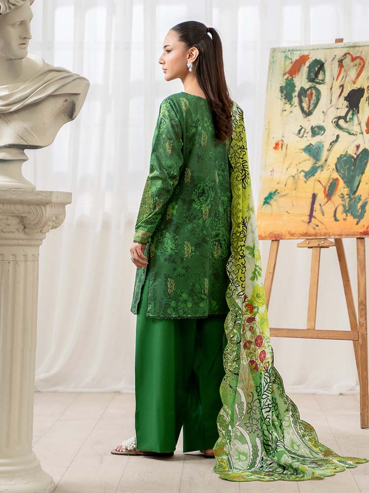 RANG E GULZAR 3-Piece Unstitched Digital Printed Lawn Suit