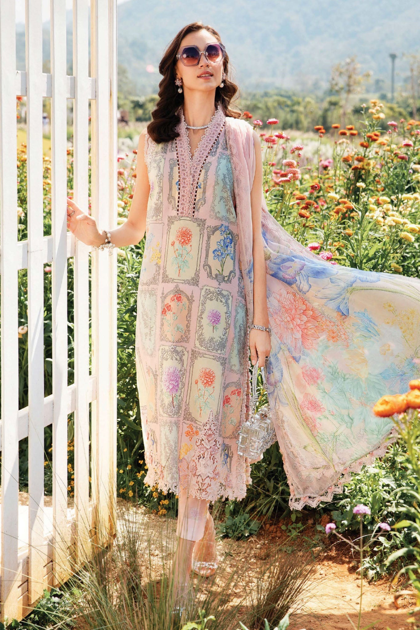 Maria B Unstitched 3 Piece Spring Summer Collection'2025-11-A