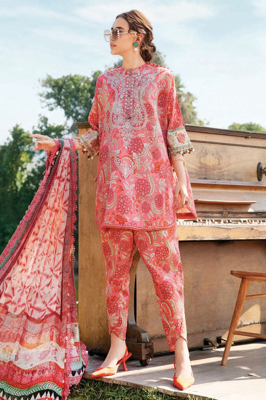 Maria B Unstitched 3 Piece Spring Summer Collection'2025-13-A