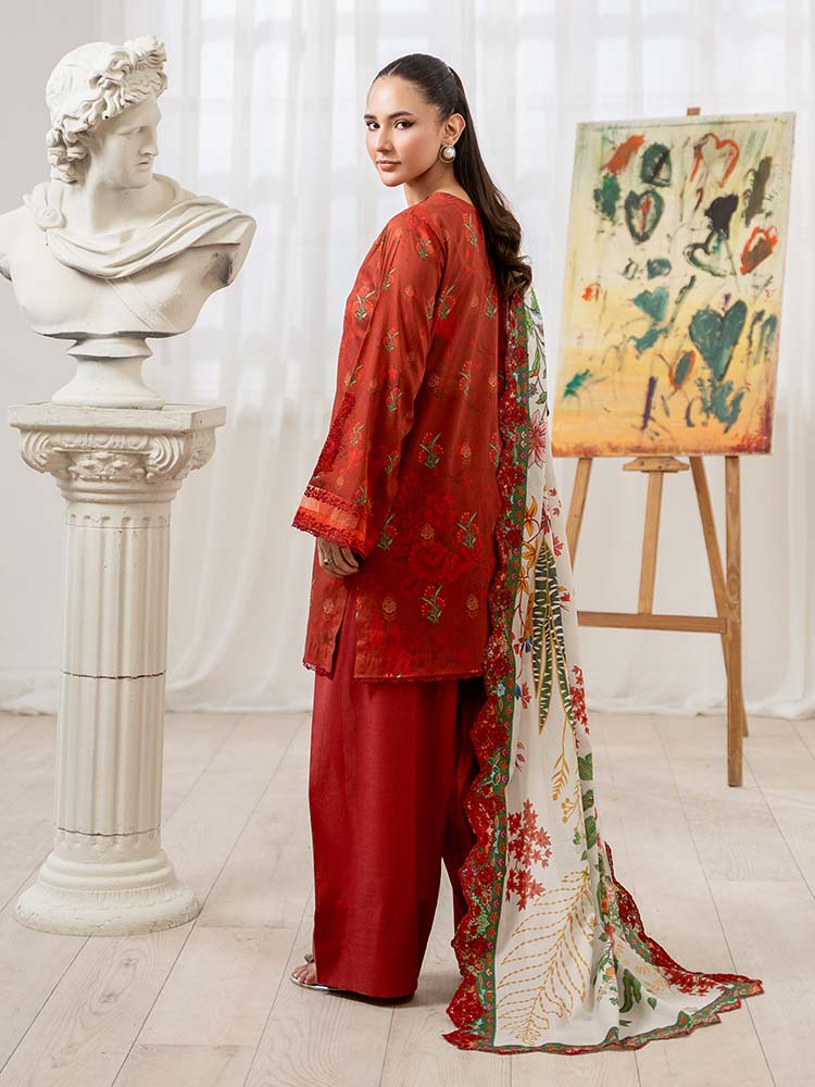 RANG E GULZAR 3-Piece Unstitched Digital Printed Lawn Suit