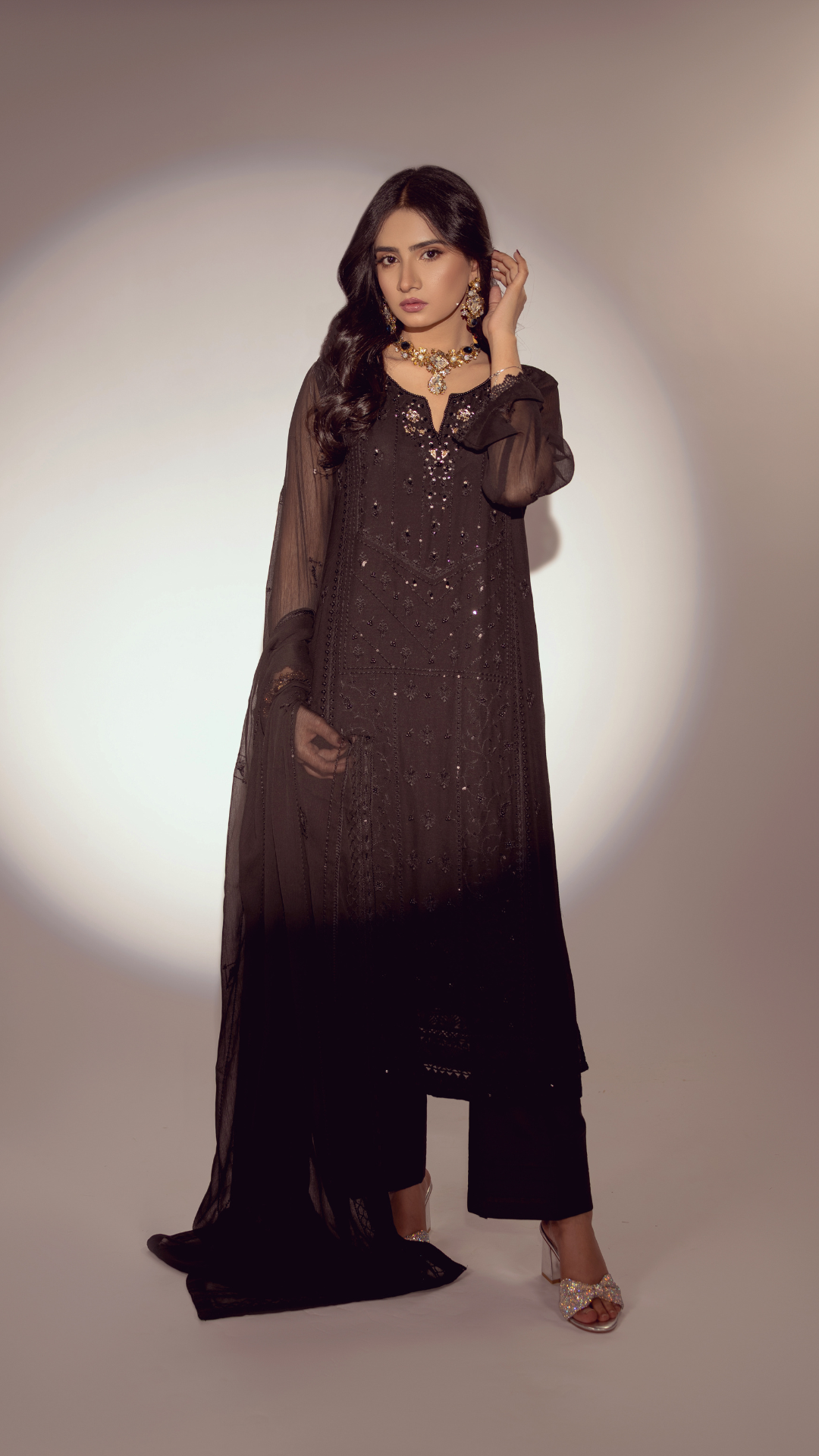 Republic Women's 03 Humkalaam Black 3-Piece Dress