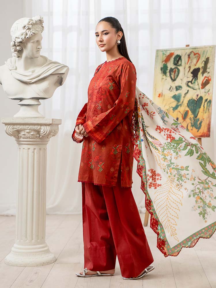 RANG E GULZAR 3-Piece Unstitched Digital Printed Lawn Suit