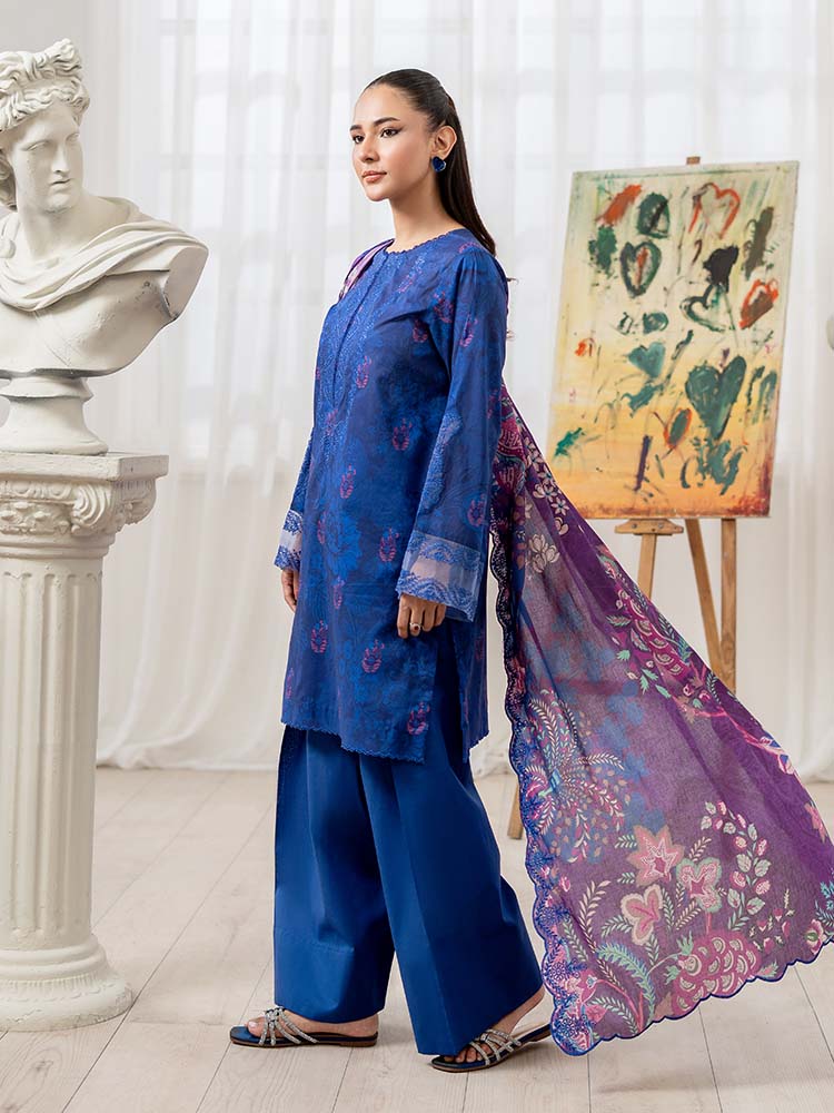 RANG E GULZAR 3-Piece Unstitched Digital Printed Lawn Suit