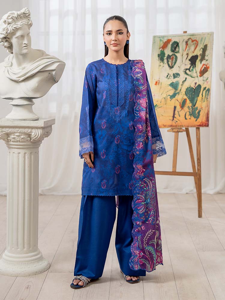 RANG E GULZAR 3-Piece Unstitched Digital Printed Lawn Suit