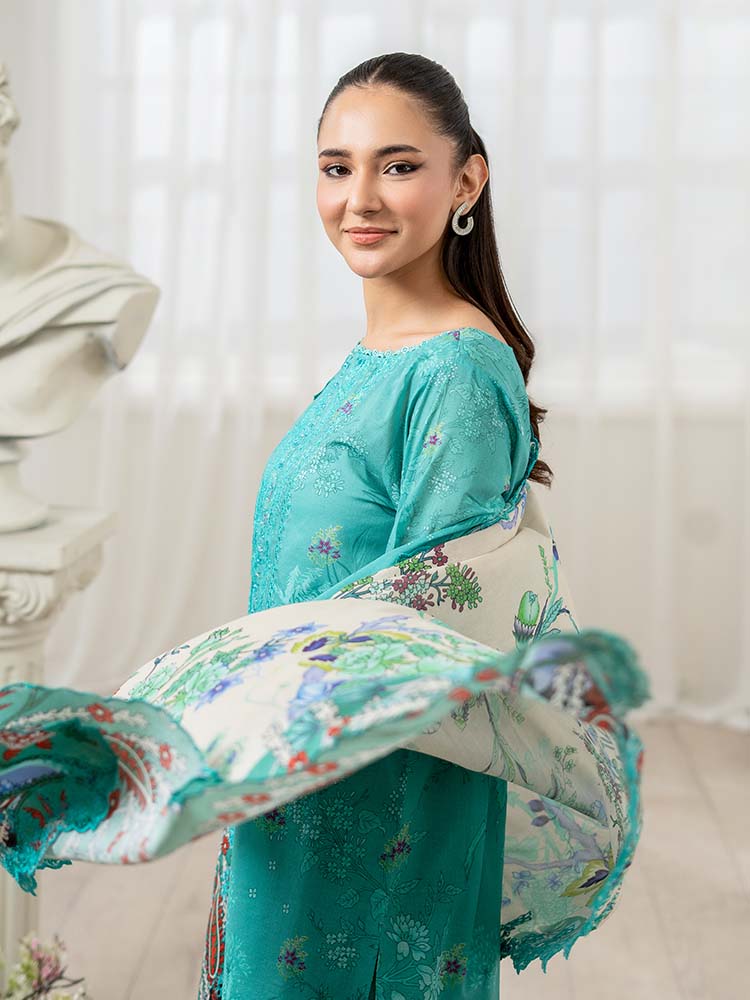 RANG E GULZAR 3-Piece Unstitched Digital Printed Lawn Suit