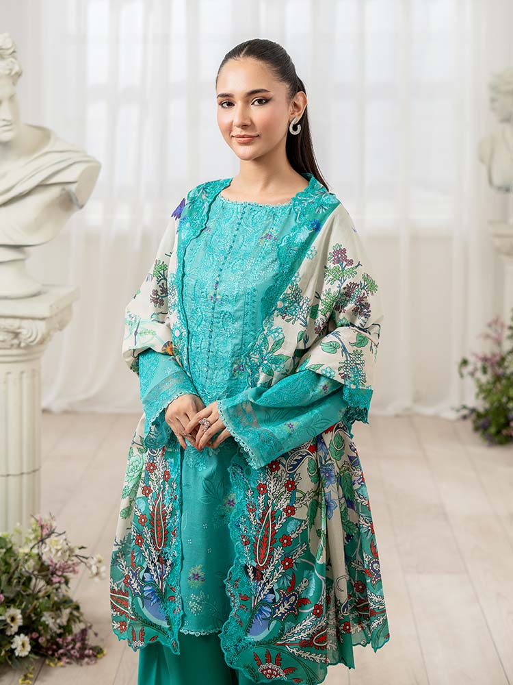 RANG E GULZAR 3-Piece Unstitched Digital Printed Lawn Suit