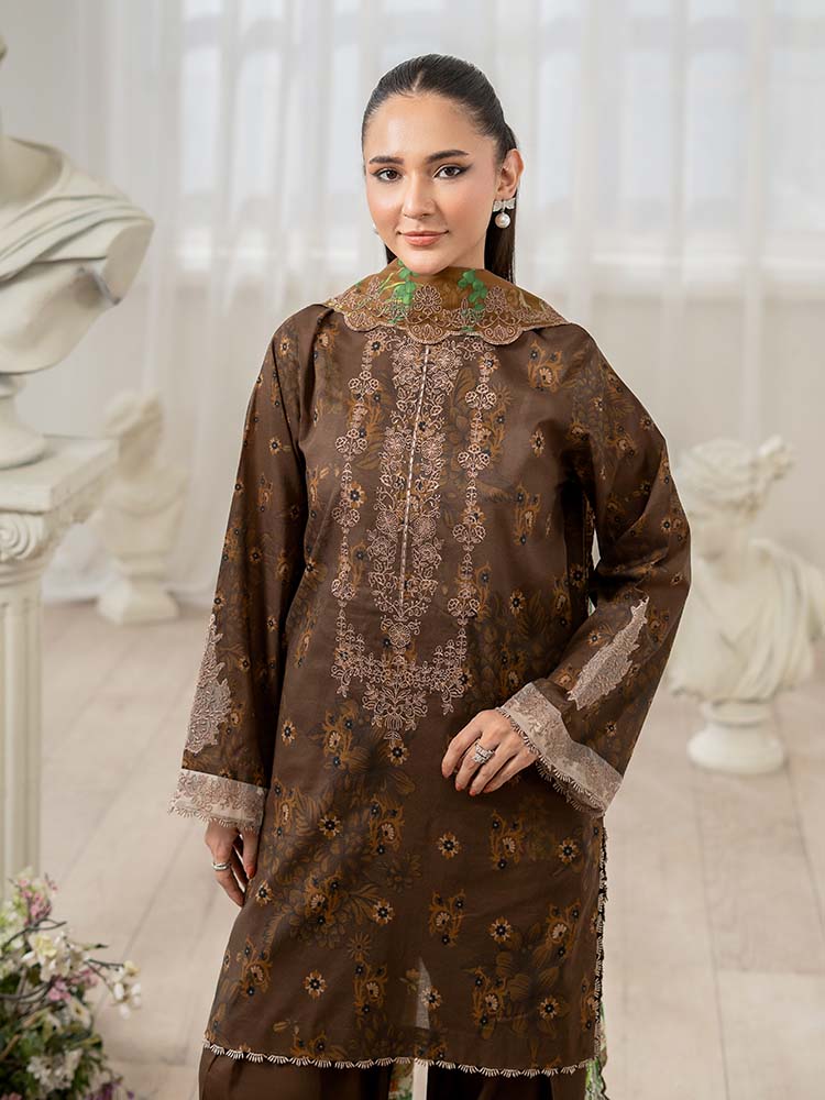 RANG E GULZAR 3-Piece Unstitched Digital Printed Lawn Suit