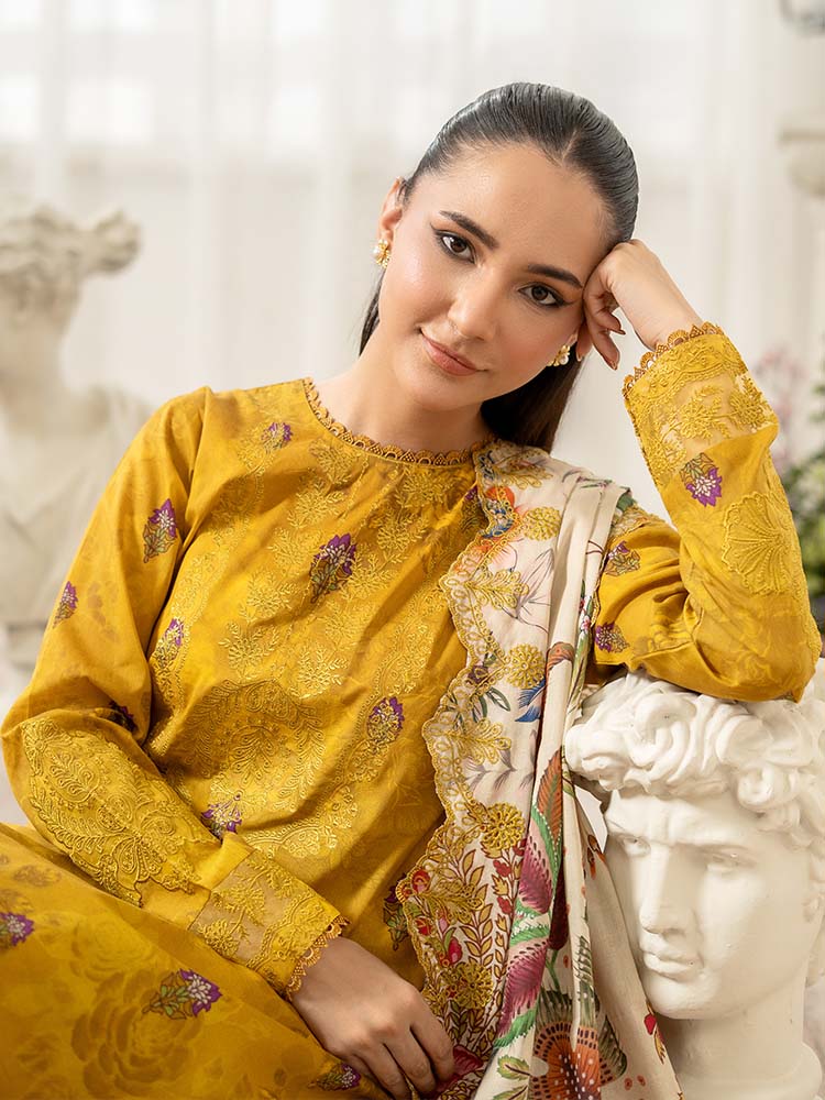 RANG E GULZAR 3-Piece Unstitched Digital Printed Lawn Suit