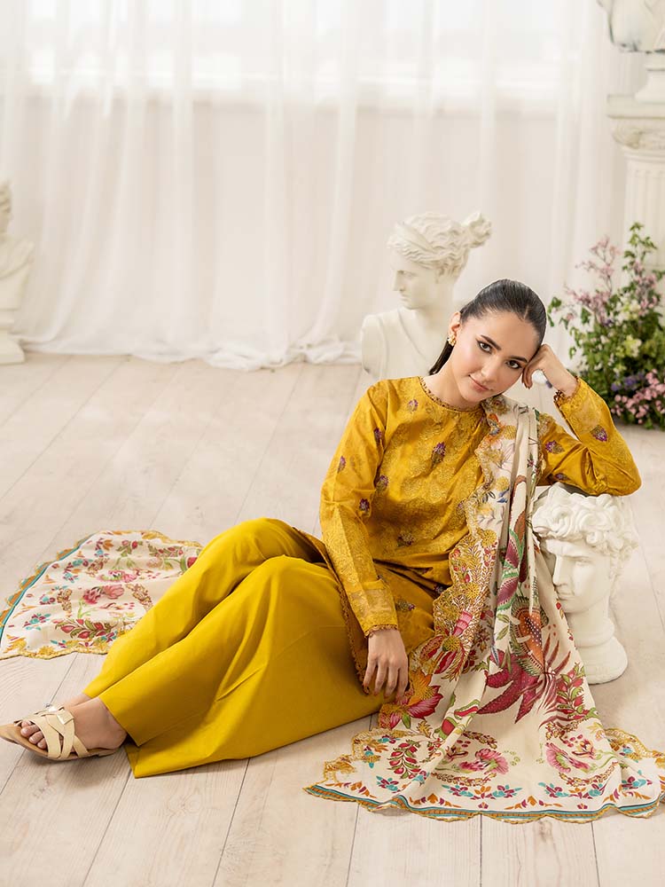 RANG E GULZAR 3-Piece Unstitched Digital Printed Lawn Suit