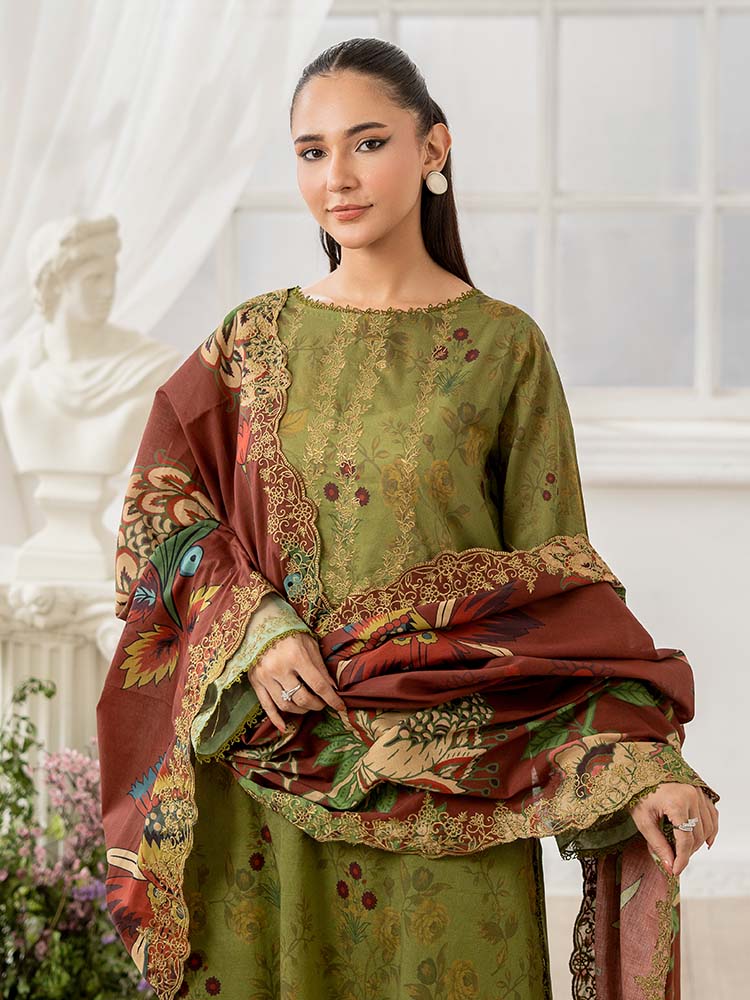 RANG E GULZAR 3-Piece Unstitched Digital Printed Lawn Suit