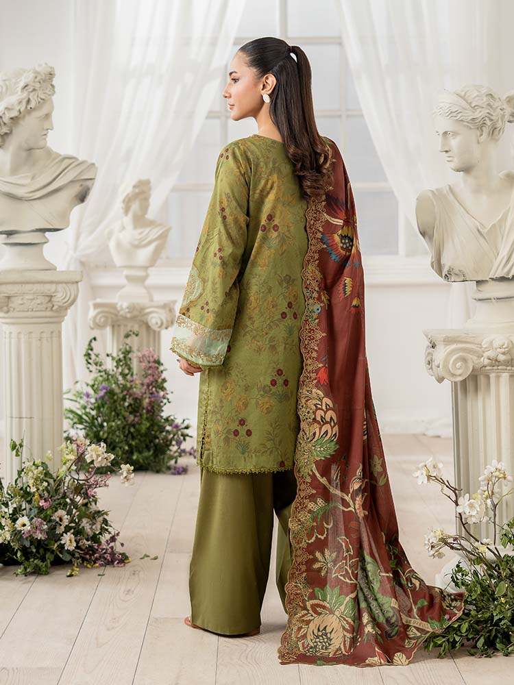 RANG E GULZAR 3-Piece Unstitched Digital Printed Lawn Suit