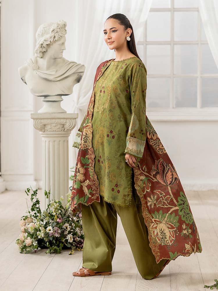 RANG E GULZAR 3-Piece Unstitched Digital Printed Lawn Suit
