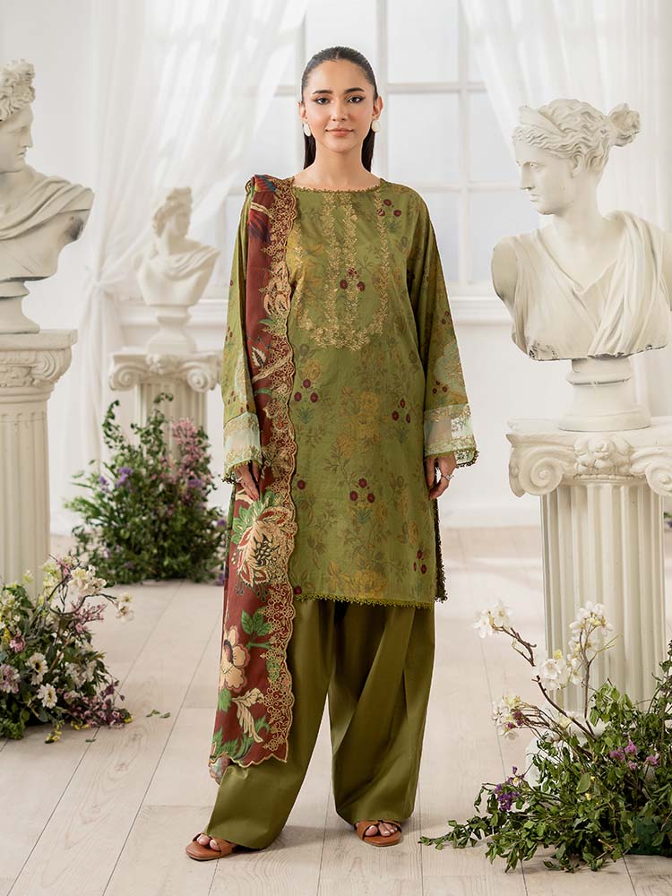 RANG E GULZAR 3-Piece Unstitched Digital Printed Lawn Suit