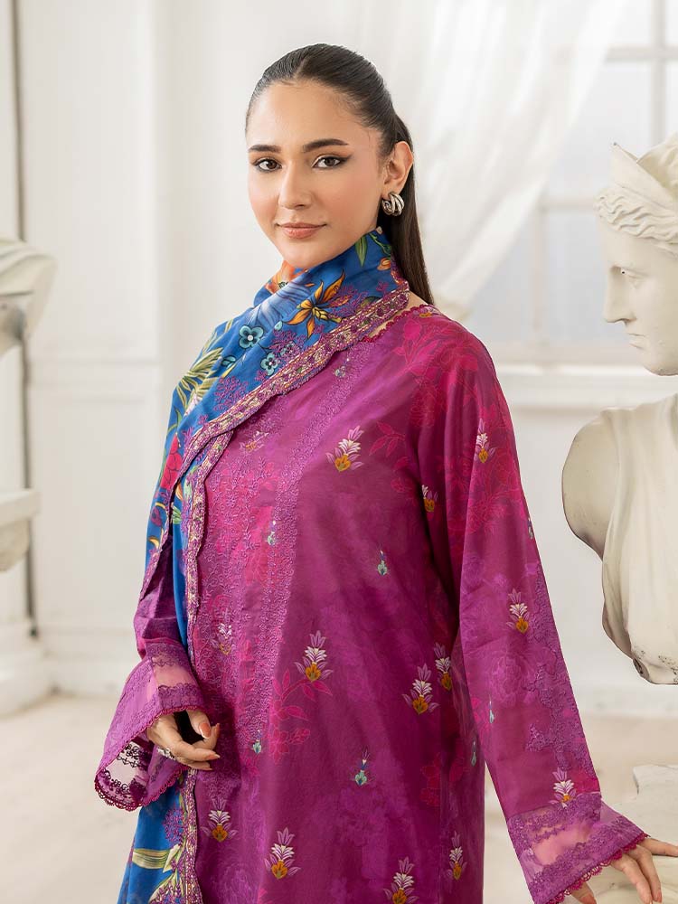 RANG E GULZAR 3-Piece Unstitched Digital Printed Lawn Suit