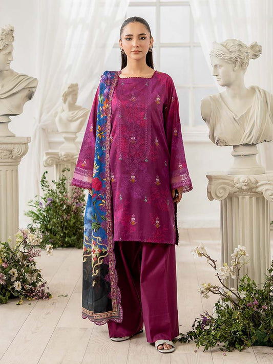RANG E GULZAR 3-Piece Unstitched Digital Printed Lawn Suit
