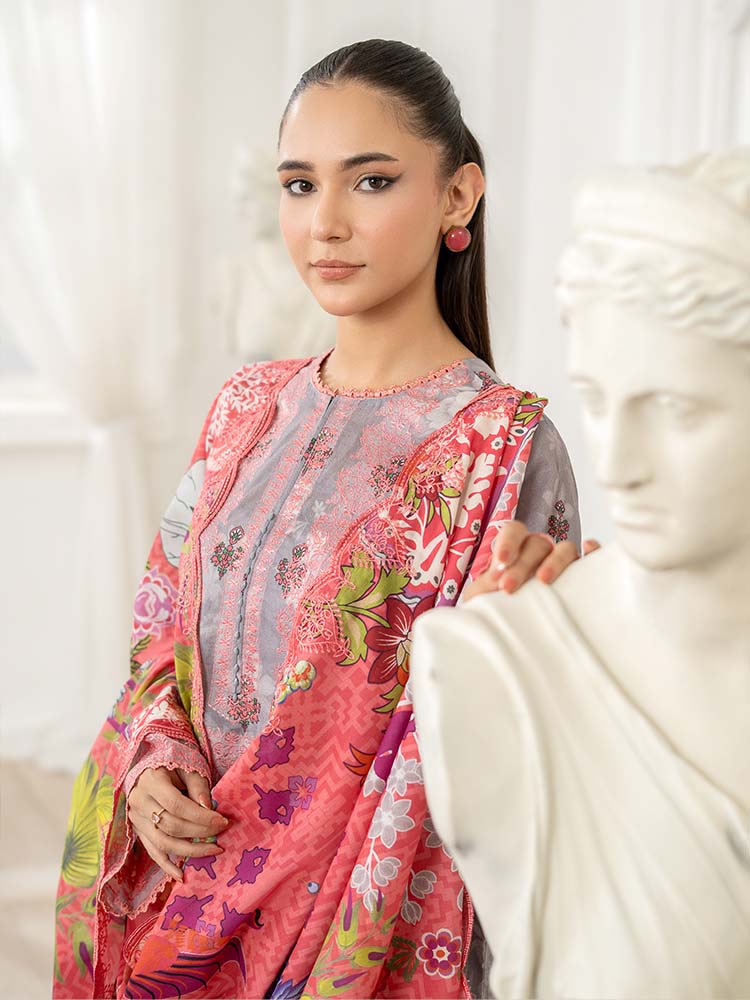 RANG E GULZAR 3-Piece Unstitched Digital Printed Lawn Suit