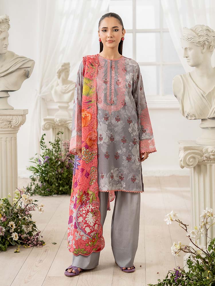RANG E GULZAR 3-Piece Unstitched Digital Printed Lawn Suit