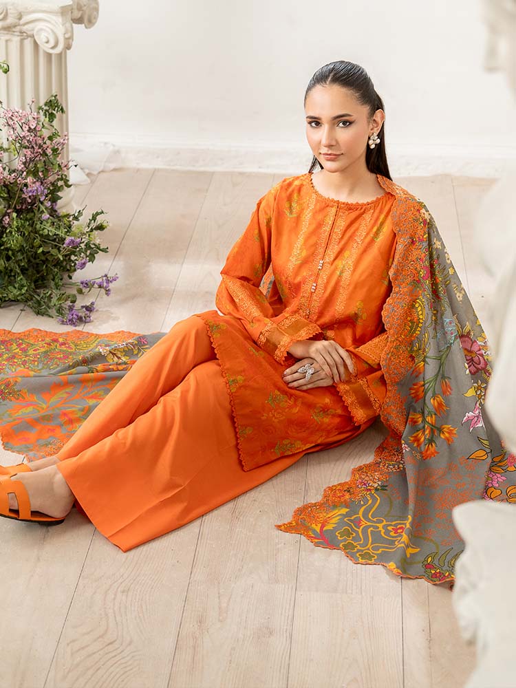RANG E GULZAR 3-Piece Unstitched Digital Printed Lawn Suit
