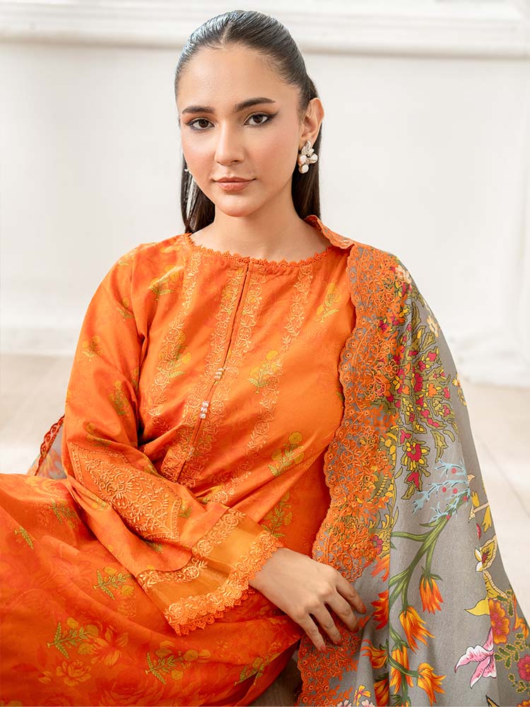 RANG E GULZAR 3-Piece Unstitched Digital Printed Lawn Suit