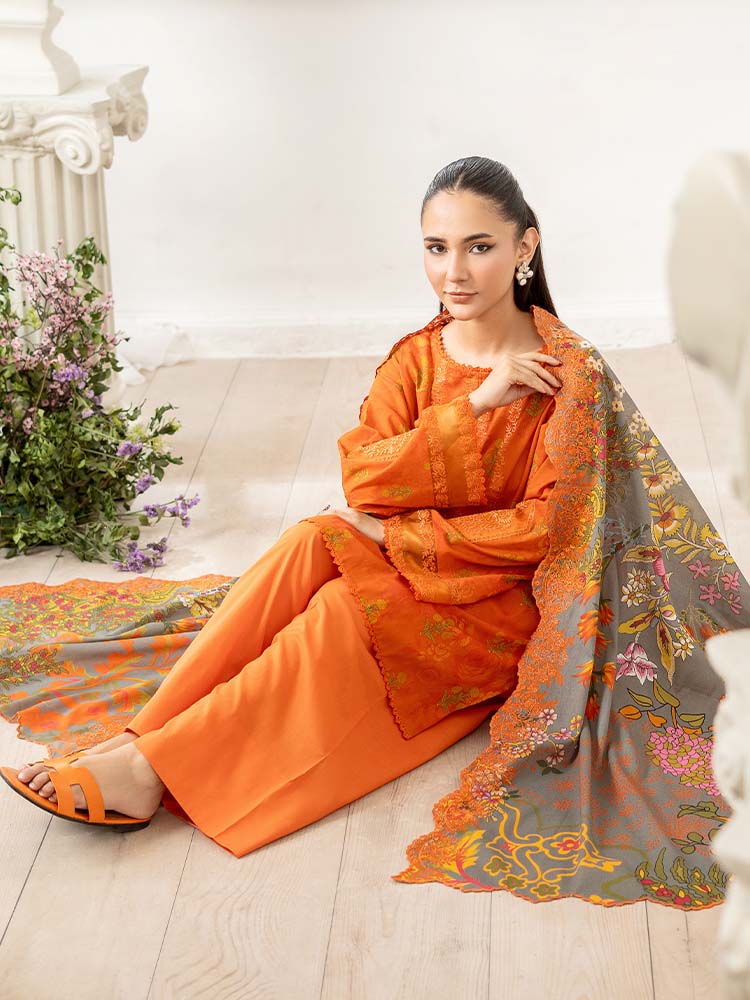 RANG E GULZAR 3-Piece Unstitched Digital Printed Lawn Suit