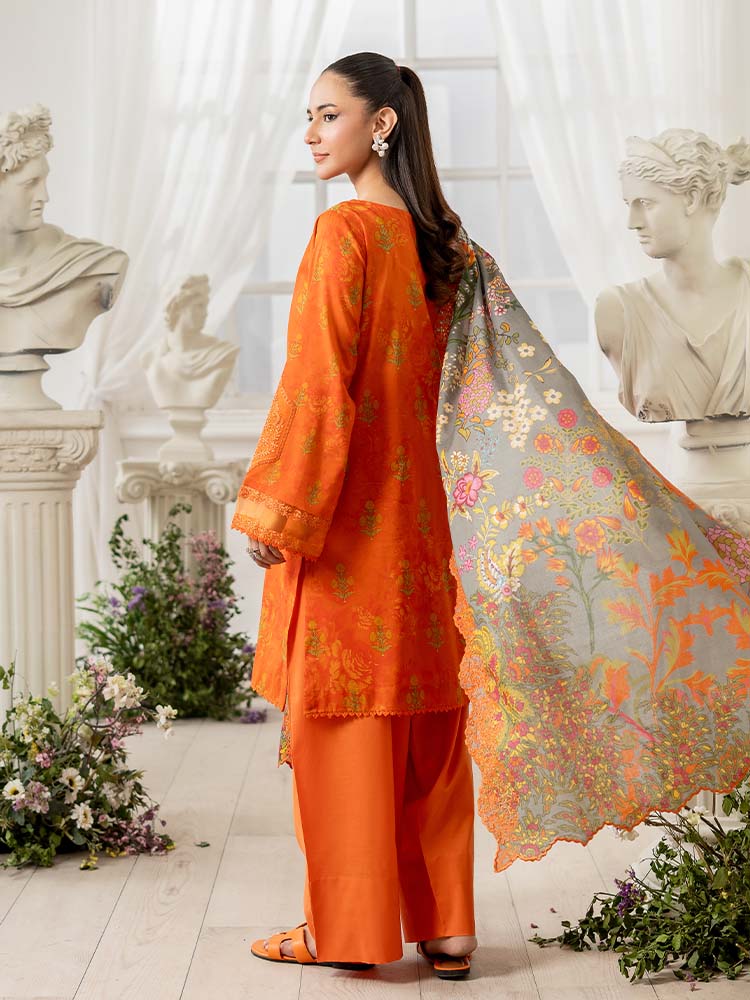 RANG E GULZAR 3-Piece Unstitched Digital Printed Lawn Suit