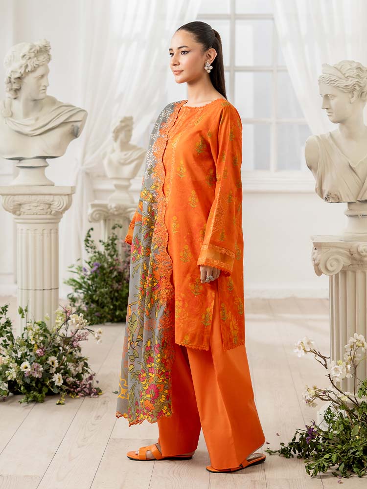 RANG E GULZAR 3-Piece Unstitched Digital Printed Lawn Suit