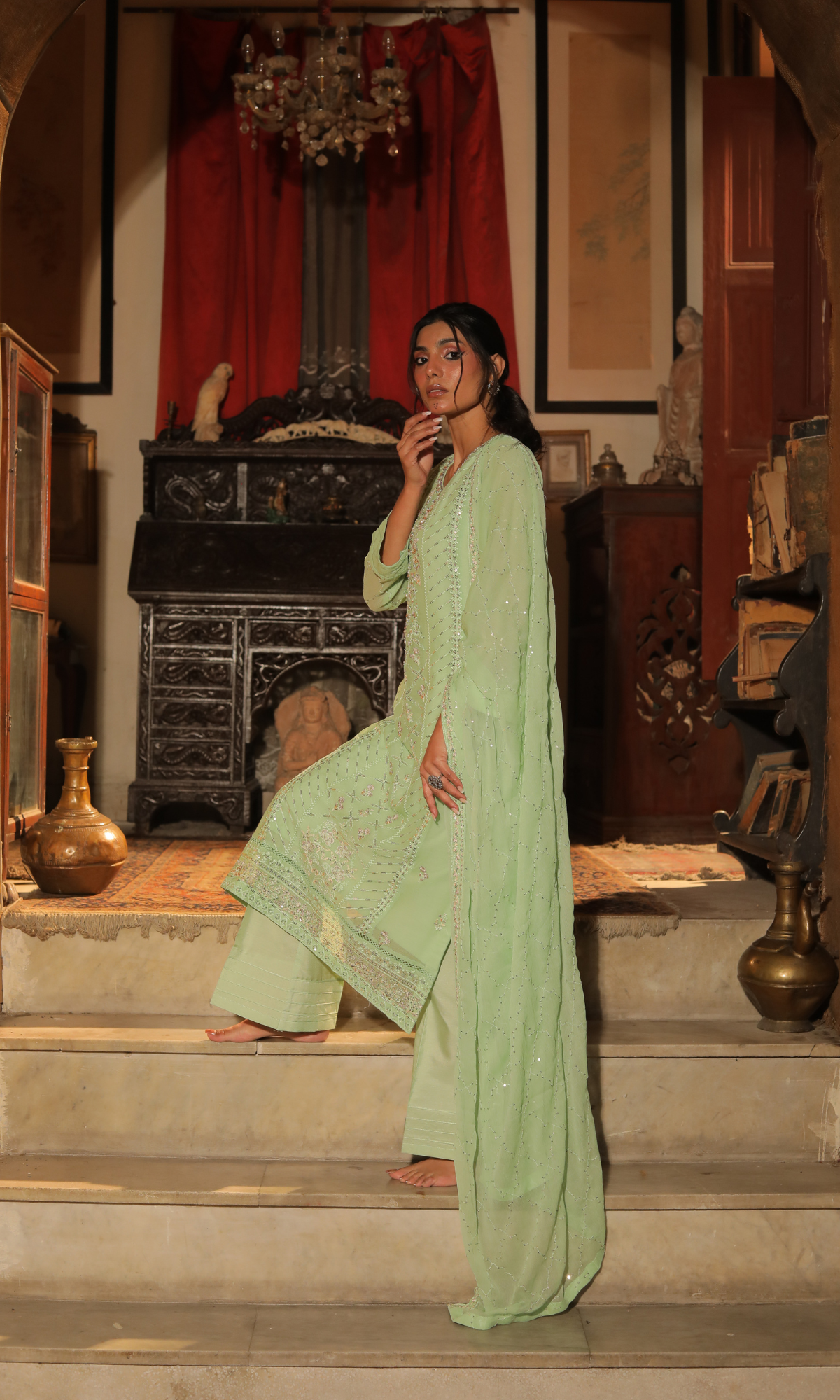 Republic Women's 08 Sea Green Dress