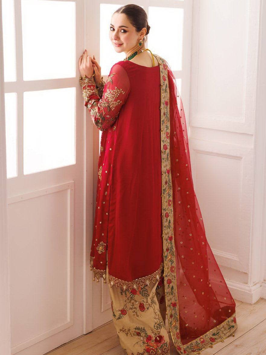 Charizma Dastan-e-Jashan Luxury Chiffon Unstitched 3Pc Suit DJ5-05