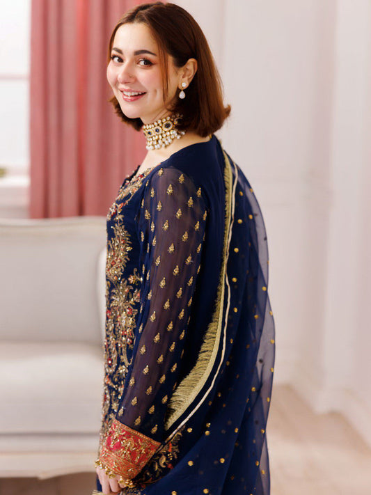 Charizma Dastan-e-Jashan Luxury Chiffon Unstitched 3Pc Suit DJ5-07